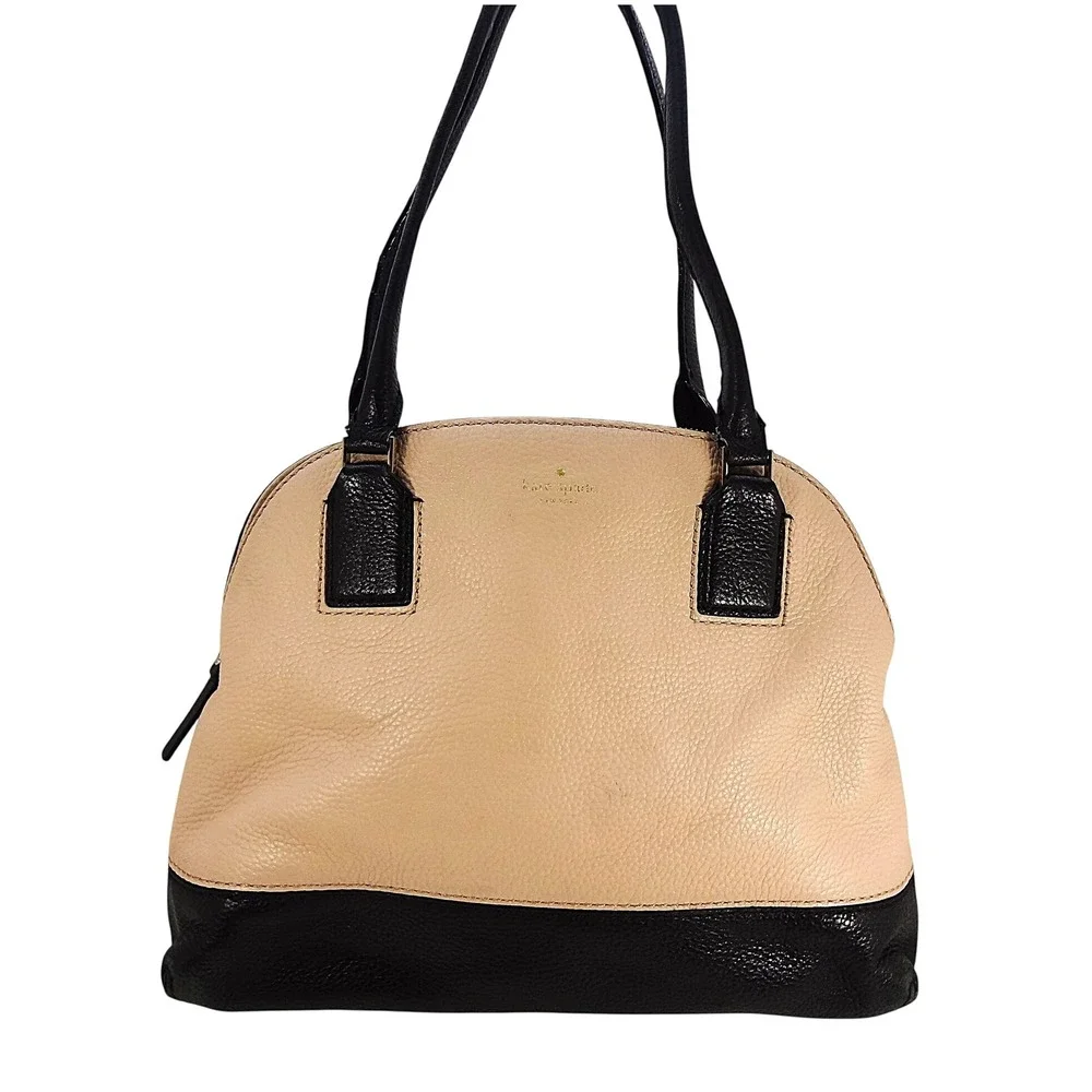 Kate Spade NY Young Lane Small Anika Pebbled Leather Dome Satchel Dusty‎ Pink